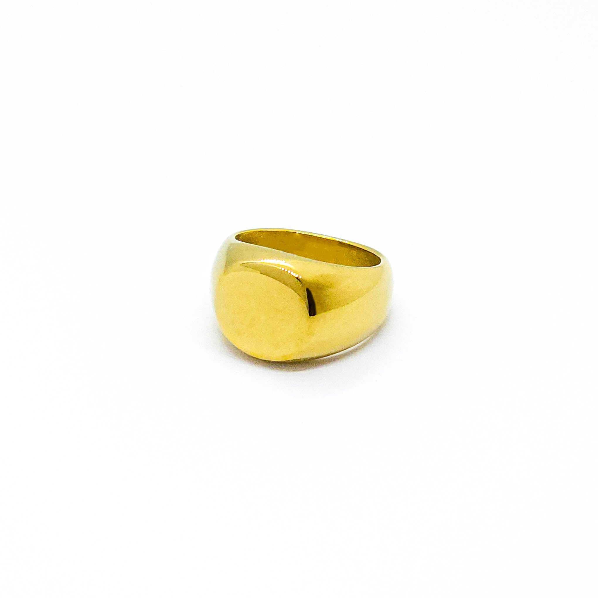 RING • ROUND SIGNET (GOLD)