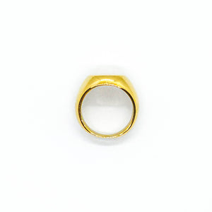 RING • ROUND SIGNET (GOLD)