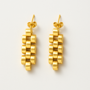 EARRING • CHAINLINK DRIP (SILVER/GOLD)