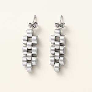 EARRING • CHAINLINK DRIP (SILVER/GOLD)