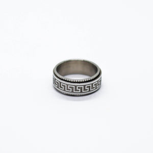 RING • ROTATABLE GRECA (SILVER)