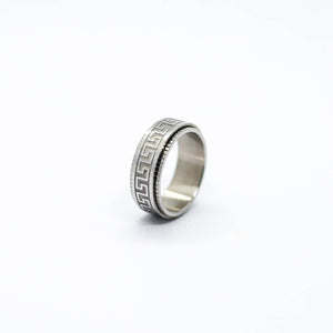 RING • ROTATABLE GRECA (SILVER)