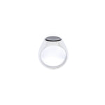 RING • OVAL BLACK ONYX (SILVER)