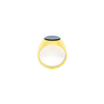 RING • OVAL BLACK ONYX (GOLD)