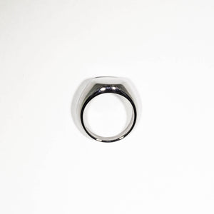 RING • ROUND SIGNET (SILVER)