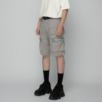 MULTI POCKET CARGO SHORTS (GREY)