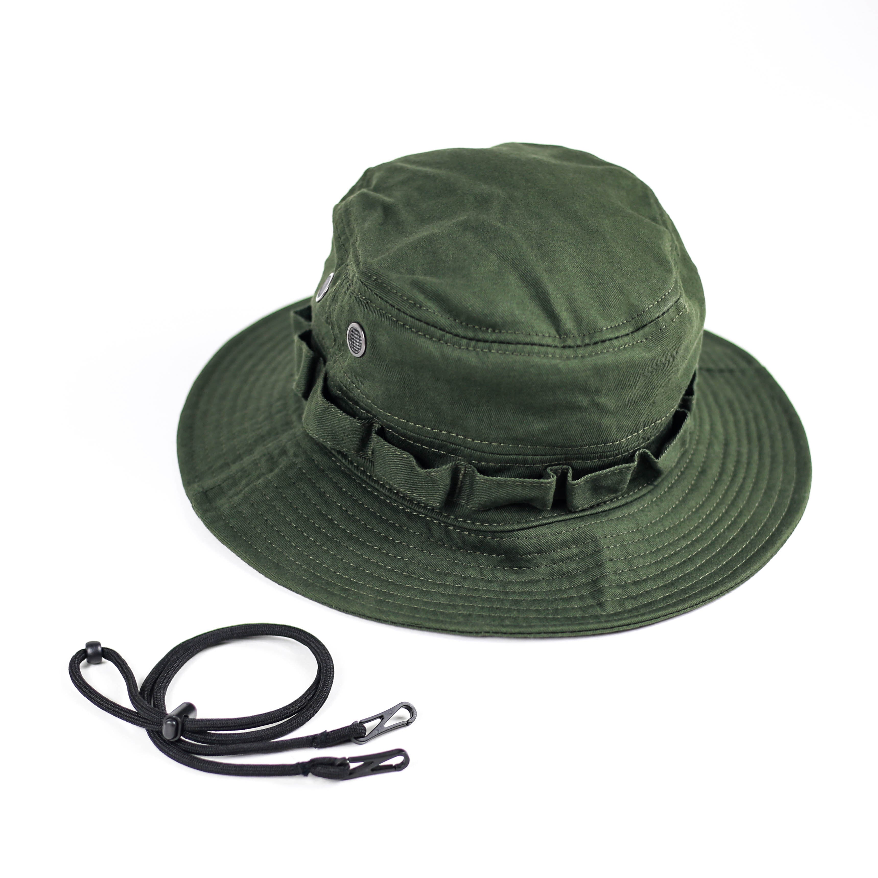 JUNGLE HAT WITH DETACHABLE STRING (ARMY GREEN)