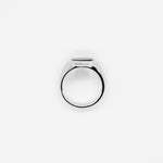 RING • FLAT BLACK ONYX (SILVER)