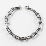 BRACELET • HORSESHOE LINK CHAIN (SILVER)