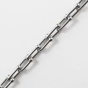 BRACELET • HORSESHOE LINK CHAIN (SILVER)