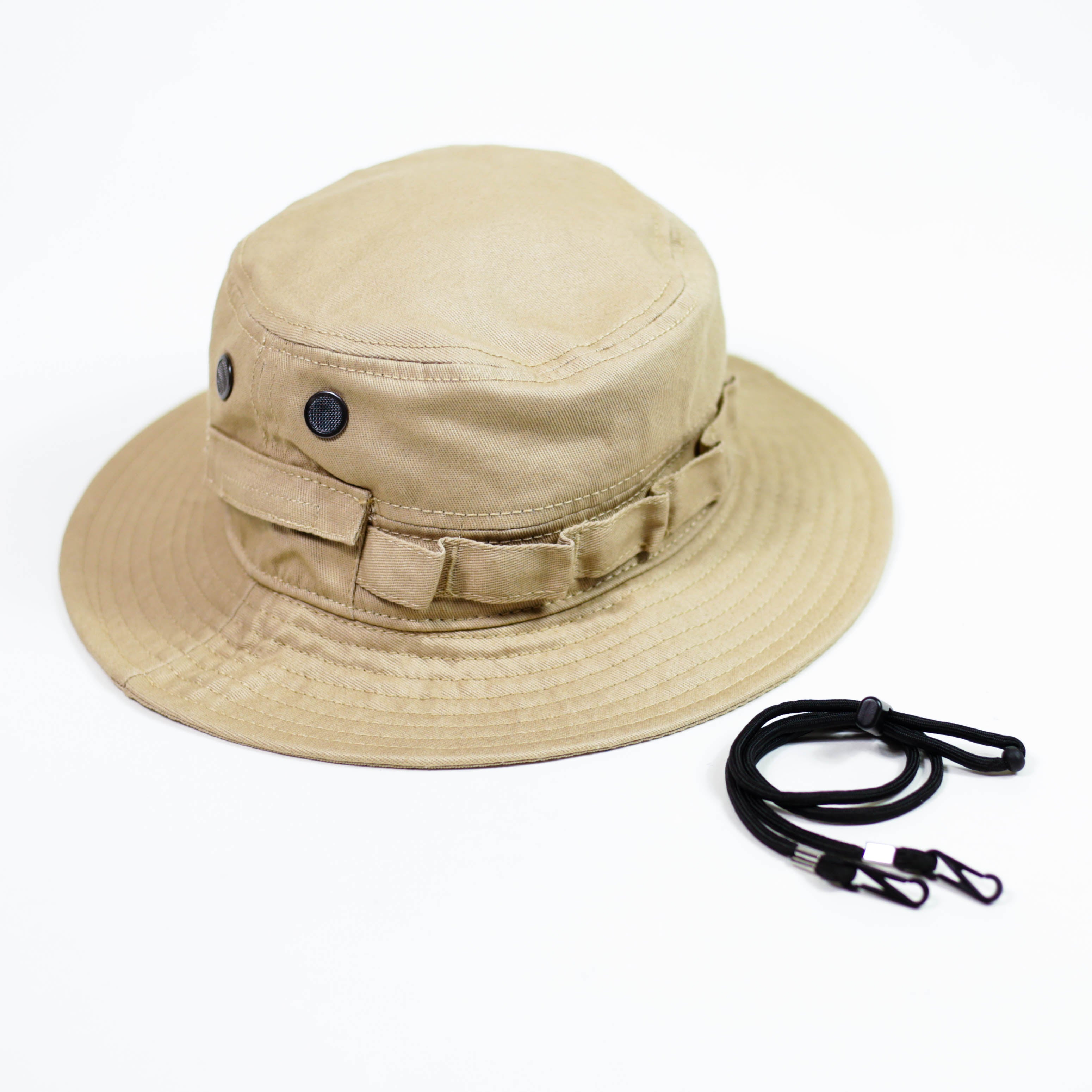 JUNGLE HAT WITH DETACHABLE STRING (BEIGE)