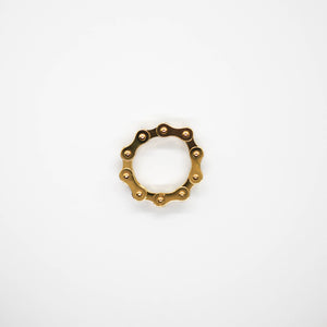 RING • ROLLER CHAIN (GOLD)