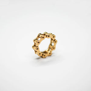 RING • ROLLER CHAIN (GOLD)