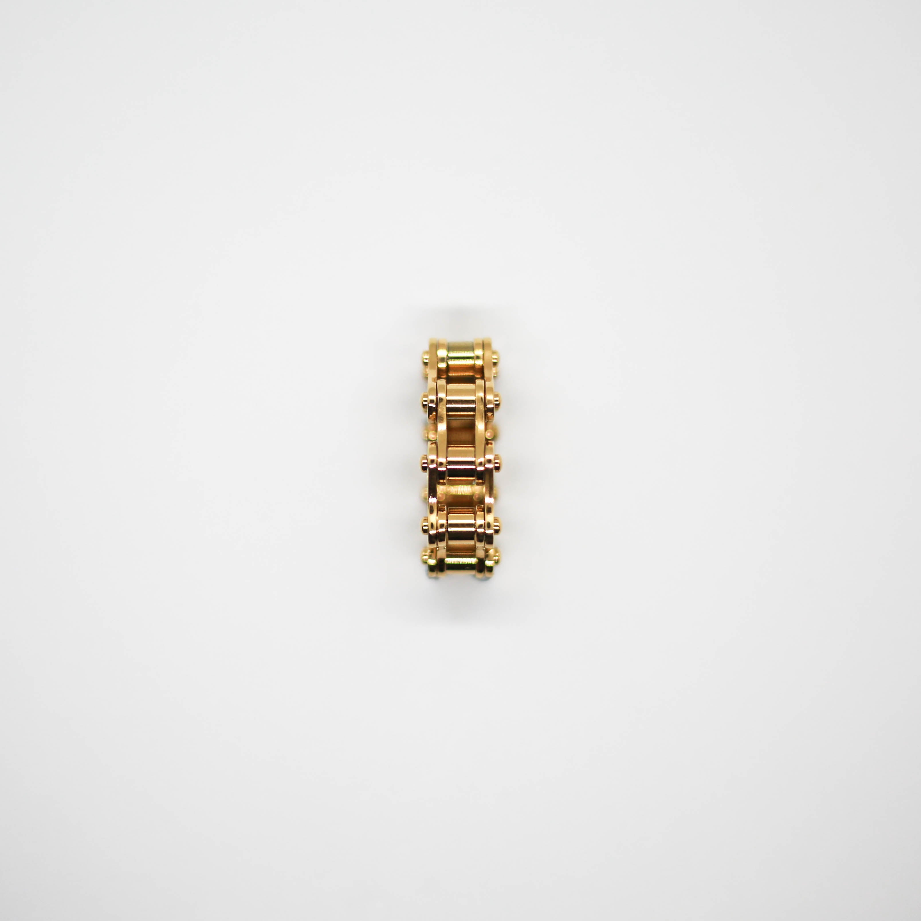 RING • ROLLER CHAIN (GOLD)