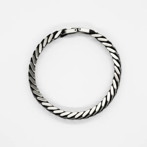 BRACELET • MIAMI CUBAN (MATTE SILVER)