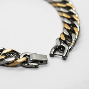 BRACELET • MIAMI CUBAN (GOLD & SILVER)