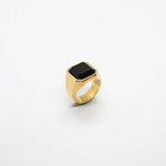 RING • BLACK ONYX (GOLD)