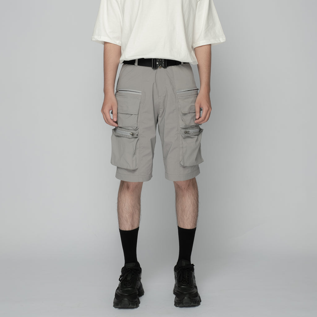 MULTI POCKET CARGO SHORTS (GREY)