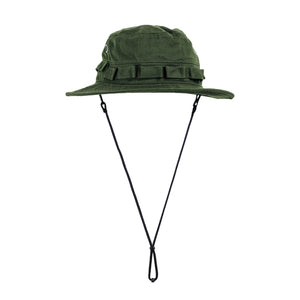 Green bucket hat with hot sale string