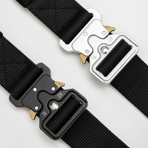 METAL BUCKLE BELT (SILVER)